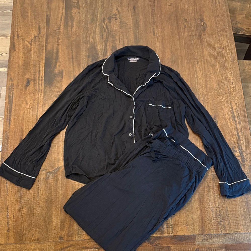 Victoria's Secret Black Lounge Set XL Regular